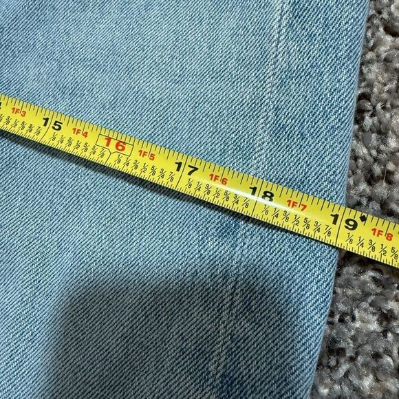 Agolde Mom Dad Jeans Light Wash Distressed High Waisted Straight 27” - Picture 11 of 12